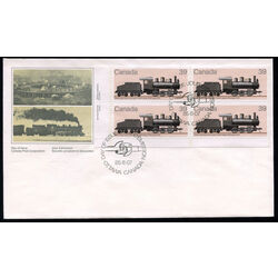 canada stamp 1073 cnor class 010a 0 6 0 type 39 1985 FDC LL