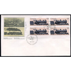 canada stamp 1074 cgr class h4d 2 8 0 type 68 1985 FDC LL