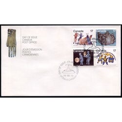 canada stamp 835 8 fdc inuit shelter and community 4x17 1979