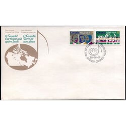 canada stamp 858ai o canada centenary 1980 FDC