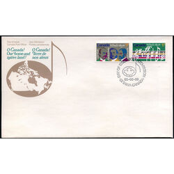 canada stamp 858ai o canada centenary 1980 FDC