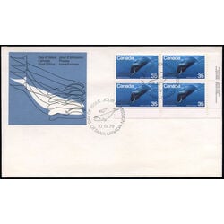 canada stamp 814 bowhead whale 35 1979 FDC LR