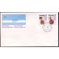 canada stamp 816a postal code 1979 FDC PA