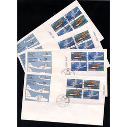 canada stamp 846a aircraft flying boats 1979 FDC 4BLK