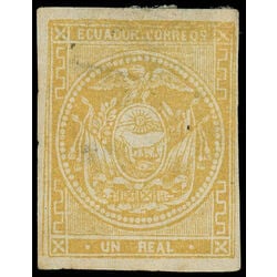 ecuador stamp 4 coat of arms 1865