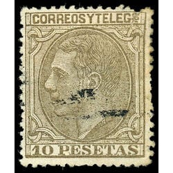 spain stamp 251 king alfonso xii 1879