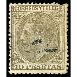 spain stamp 251 king alfonso xii 1879 U DEF 001
