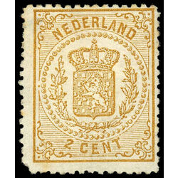 netherlands stamp 21c coat of arms 2 1869 M NG 001
