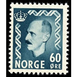 norway stamp 316 king haakon vii 1950
