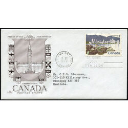 canada stamp 600iv vancouver 1 1972 FDC