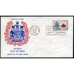 canada stamp 429a canada maple leaf 5 1966 FDC RAR1