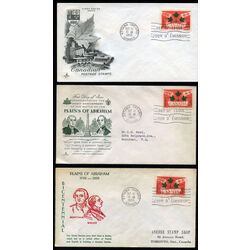 canada stamp 388 national emblems 5 1959 FDC 3SING