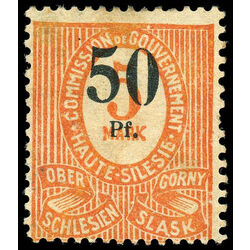 upper silesia stamp 13c plebiscite issues 1920 M 001