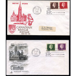 canada stamp 401 4 fdc queen elizabeth ii 1963