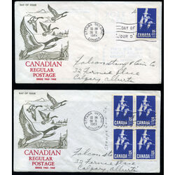 canada stamp 415 canada goose 15 1963 FDC 012