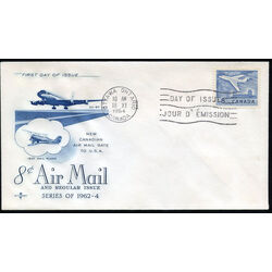canada stamp 436 jet plane ottawa 8 1964 FDC 004