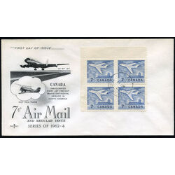canada stamp 414 jet plane ottawa 7 1964 FDC 004