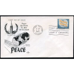 canada stamp 416 pacern in terris 5 1964 FDC 003