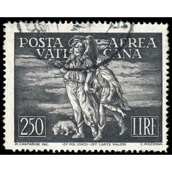 vatican stamp c16 archangel raphael and young tobias 1948