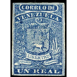 venezuela stamp 5 coat of arms 1862