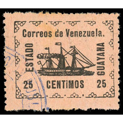guayana stamp 3 revolutionary steamship banrigh 1903