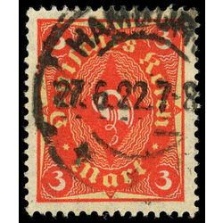 germany stamp 151 postal horn 1921