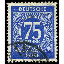 germany stamp 592 numeral value 1948