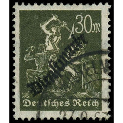 germany stamp o23 miners 1923