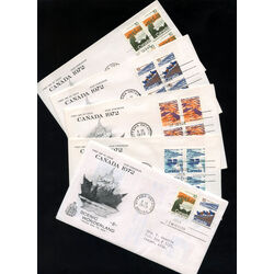 canada stamp 594 8 fdc landscape definitives 1972 FDC 001