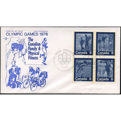 canada stamp 632a keep fit summer sports 1974 FDC 007