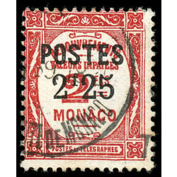monaco stamp 143 postage due stamps 1938