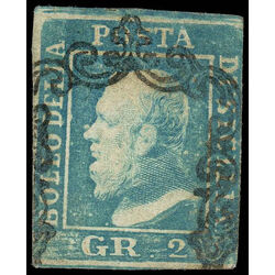 sicily stamp 13g ferdinand ii 1859