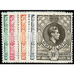 swaziland stamp 27 37 george vi 1938