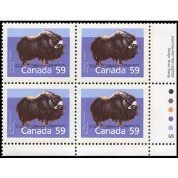 canada stamp 1174a musk ox 59 1989 PB LR