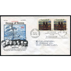 canada stamp 518 group of seven 6 1970 FDC 006