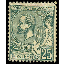 monaco stamp 20 prince albert i 25 1891 M F 003