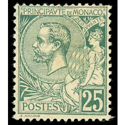 monaco stamp 20 prince albert i 25 1891 M 004