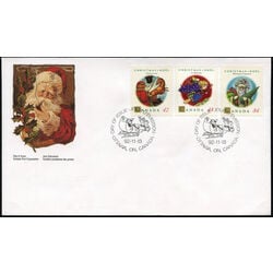 canada stamp 1452 4 fdc christmas personages 1992