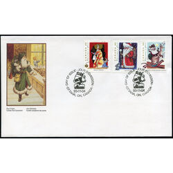 canada stamp 1499 1 fdc christmas personages 1993