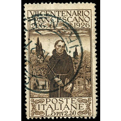 italy stamp 183 st francis 1926 U 001