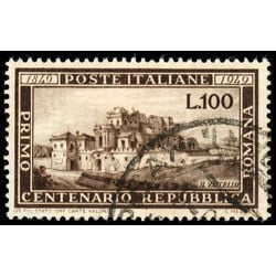 italy stamp 518 the vascello rome 1949