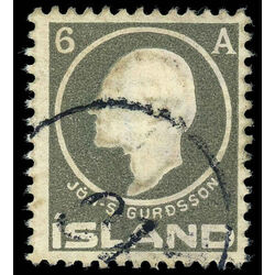 iceland stamp 89 jon sigurdsson 1911
