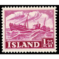 iceland stamp 265 trawler 1950