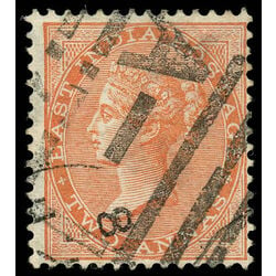 india stamp 15a queen victoria diadem includes maltese crosses 1855