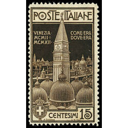 italy stamp 125 campanile venice 1912