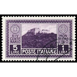 italy stamp 237 monte cassino abbey 1929