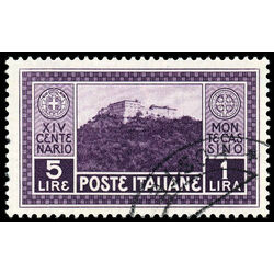 italy stamp 237 monte cassino abbey 1929 U 001