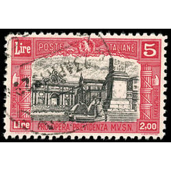 italy stamp b33 people s gate 1928