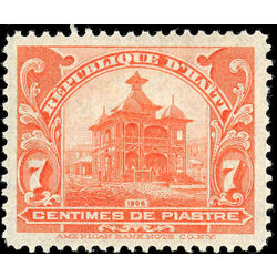 haiti stamp 133 independence palace at gonaives 1913