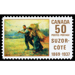 canada stamp 492iii return from the harvest field 50 1969